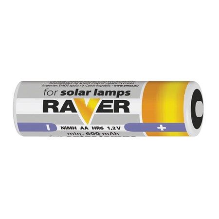 GP AA nabíjecí baterie RAVER solar 600 mAh