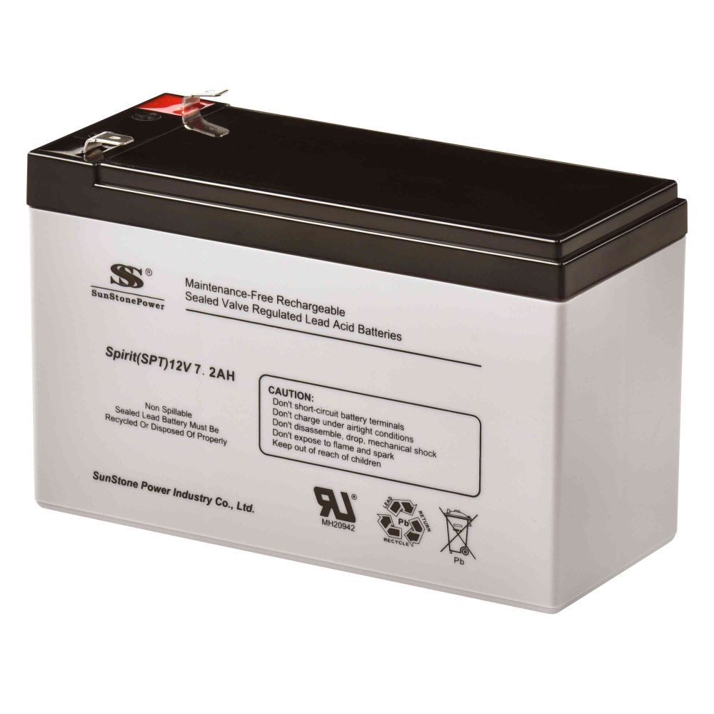 Levně AGM akumulátor 12V/7,2Ah Sunstone Power SPT12-7.2