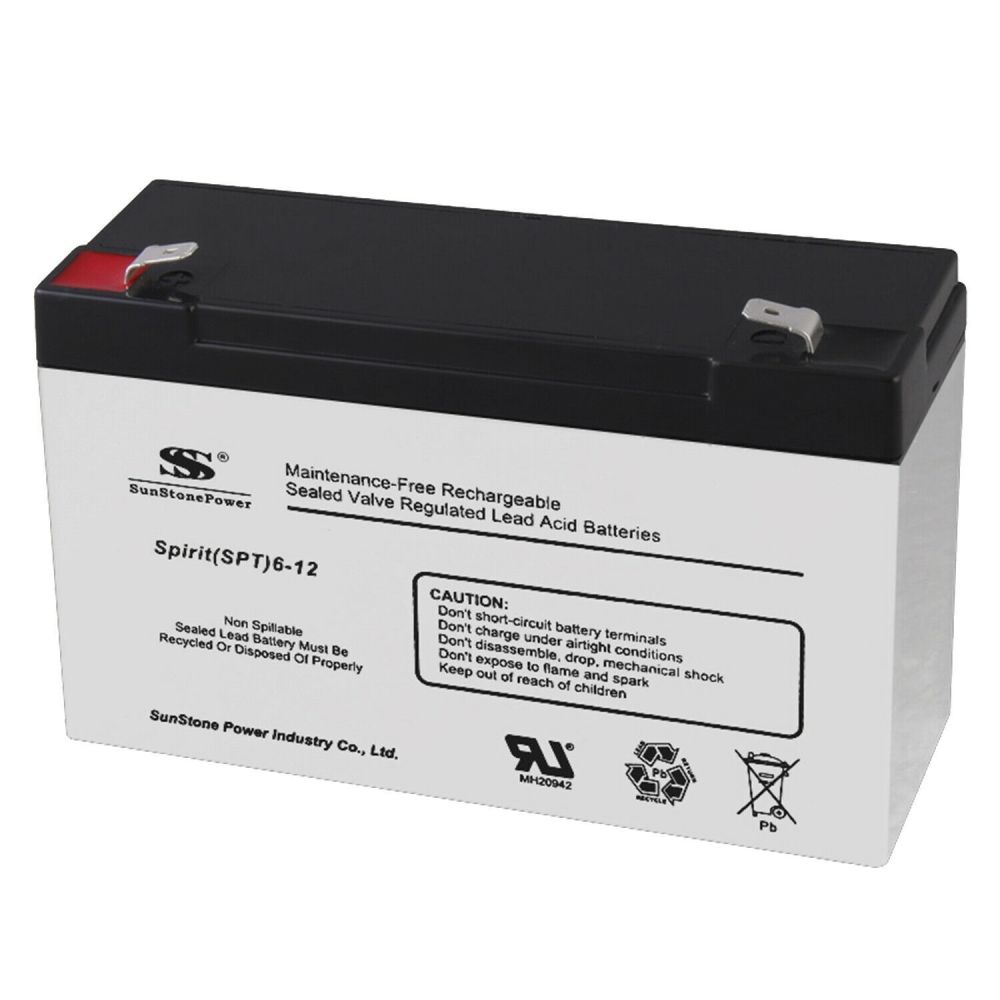 Levně AGM akumulátor 6V/12Ah Sunstone Power SPT6-12