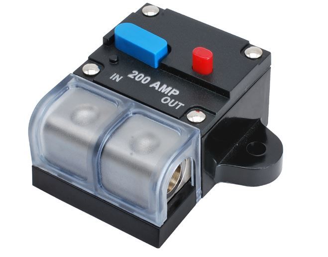 DC jistič 200A / 12 - 48V, L
