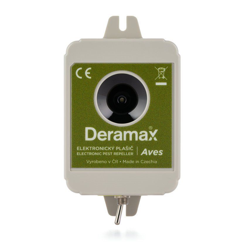 Deramax‐Aves ‐ Ultrazvukový odpuzovač‐plašič ptáků