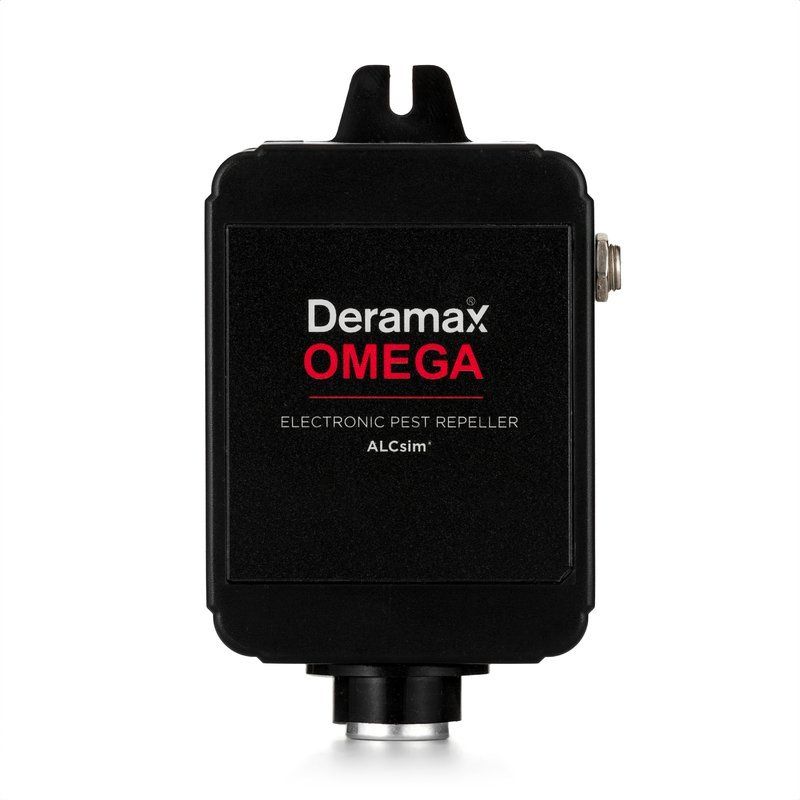 Deramax‐Omega ‐ Ultrazvukový odpuzovač‐plašič kun a hlodavců II. generace