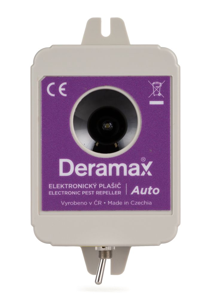 Deramax®-Auto - Ultrazvukový odpuzovač-plašič kun a hlodavců do auta