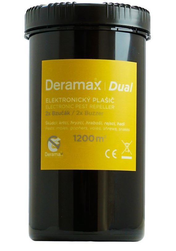 Deramax®-Dual - Elektronický odpuzovač-plašič krtků a hryzců