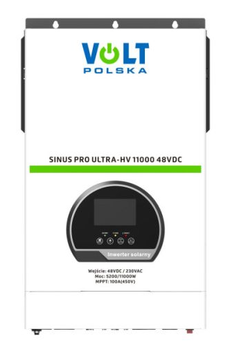 VOLT Hybridní měnič SINUS PRO ULTRA-HV 11000, 48/230V 5200W, 100A MPPT