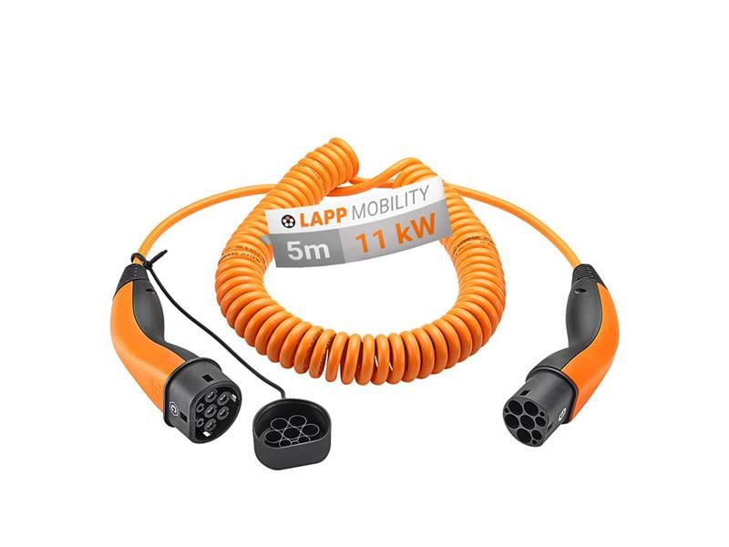 Levně Kabel nabíjecí LAPP 61799 typ 2 11kW 20A 3 fáze 5m pro elektromobil