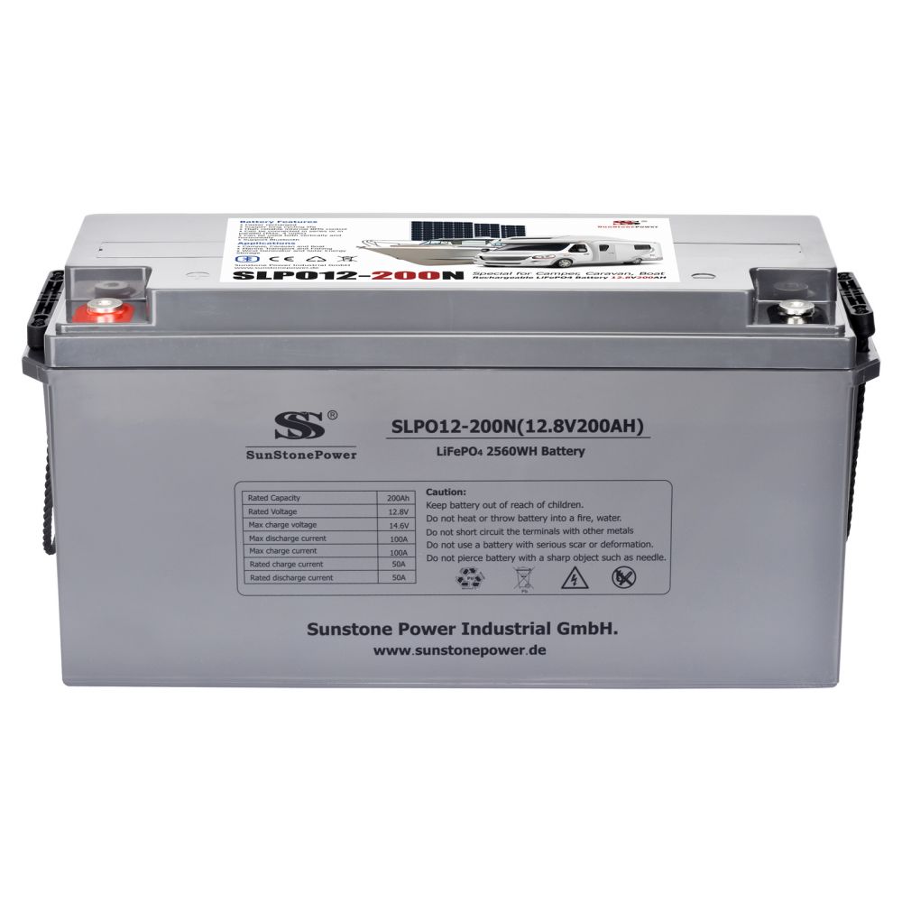Levně LiFePO4 Baterie 12V/200Ah, SLPO12-200N HC200A Sunstone Power