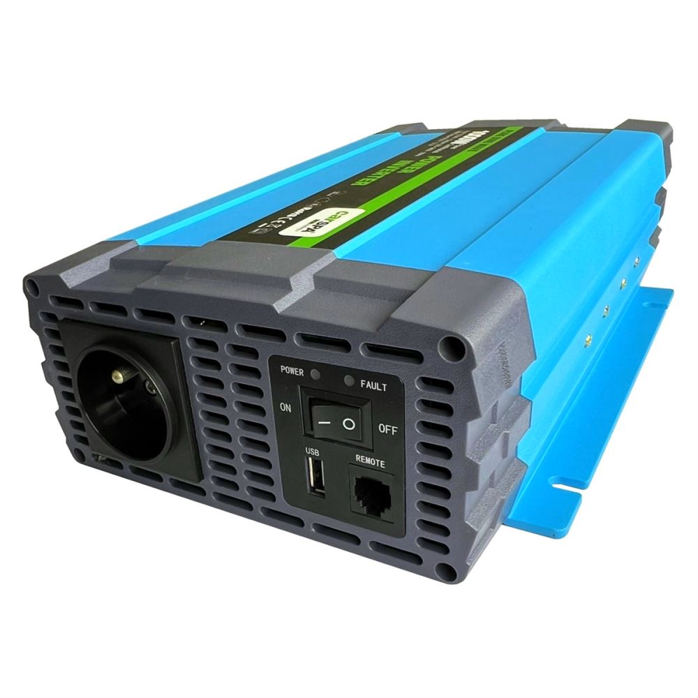 Levně Měnič napětí Carspa P1000-12/24-25, 12-24V/230V+USB, 1000W, čistá sinusovka