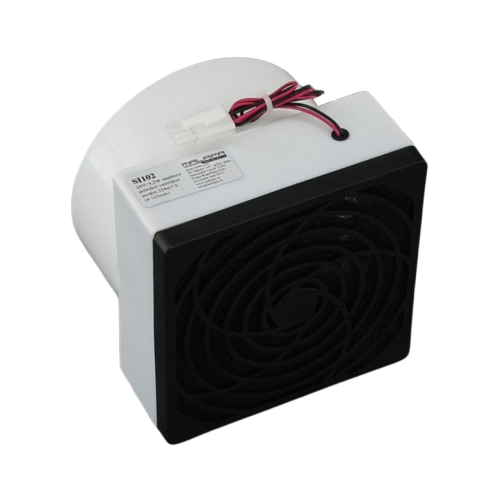 Levně MALAPA SI102 - 24 V/9,2 W nástěnný potrubní ventilátor axiální 234 m³/h (⌀ 125 mm)