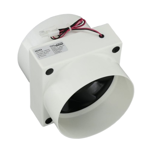 Levně MALAPA SI104 - 24 V/9,2 W vestavný ventilátor do potrubí axiální 234 m³/h (⌀ 125 mm)