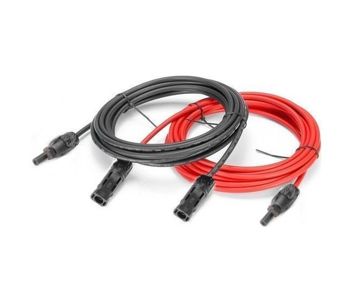 Solární kabely H1Z2Z2-K s konektory MC4-MC4, 20metrů, 2×6mm