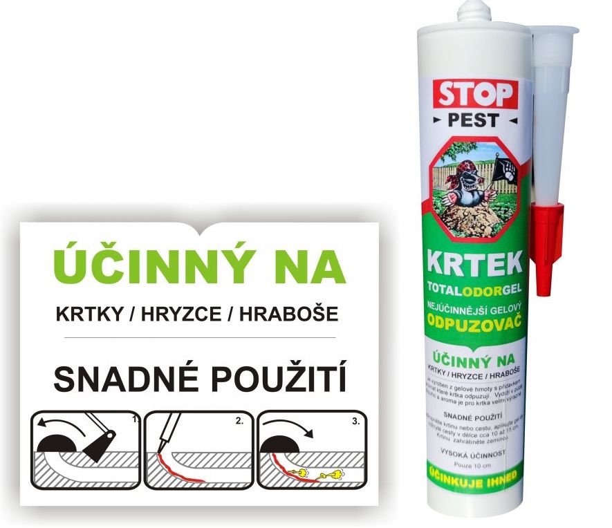 Levně Pest Control Chemical Total Odor Gel KRTEK, 230g