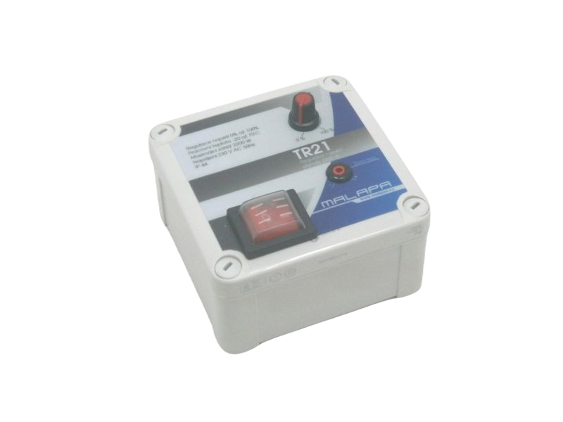 Levně MALAPA TR21 - regulátor napětí plynulý 230V, 2200W (pod omítku nebo na plochu)