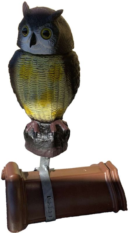Levně Harmony Trojrozměrná maketa sova 40 cm, rotující hlava - kotvení na hřebenáč