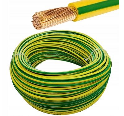 Vodič CYA H07V-K 10 Zelenožlutý