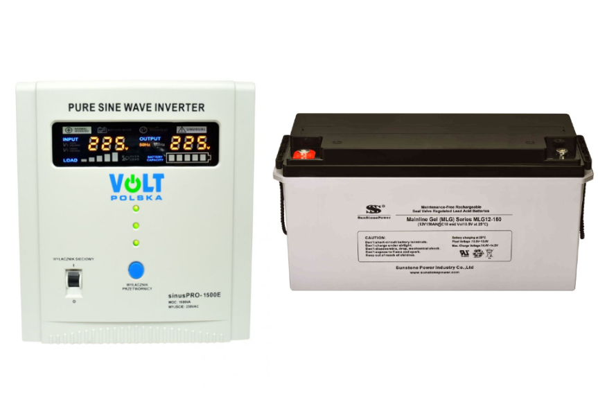 VSelektro Záložní zdroj 1050W, sinusPRO-1500E + AKU 150Ah