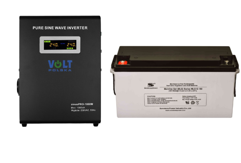 VOLT Záložní zdroj 700W, sinusPRO-1000W + AKU 150Ah